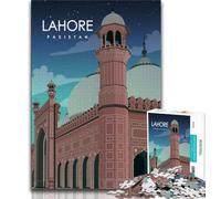 Puzzle 1000 pièces pour Adolescents, Lahore, Pakistan Jouet éducatif et éducatif, idéal comme Cadeau pour Toute la Famille 38x26cm