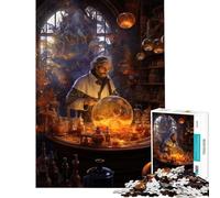 Puzzle 1000 pièces pour Adolescents L'Alchimiste Jeu Anti-Stress Stimulant Décoration Murale pour Les 14 Ans et Plus (38x52cm)