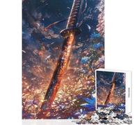 Puzzle 1000 pièces pour Adolescents Lame de Givre et braises Jeu éducatif Cadeau d'anniversaire défi éducatif Dimensions 38x26cm