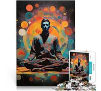 Puzzle 1000 pièces pour Adolescents l'art de la méditation Jouets de Divertissement Familial décoration Murale 75x50cm
