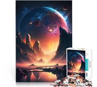Puzzle 1000 pièces pour Adolescents L'Aube Galactique Réduction du Stress intéressante est idéal comme Cadeau pour Toute la Famille 38x26cm