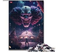 Puzzle 1000 pièces pour Adolescents Le Cirque, Jeu Familial Anti-Stress, défi Difficile, renforce l'amour Entre Couples (Taille 50x75cm)