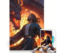 Puzzle 1000 pièces pour Adolescents Le Conquérant de l'enfer, Jeu Impossible, défi Difficile, Cadeau pour Les Amis et la Famille 38x52cm