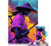 Puzzle 1000 pièces pour Adolescents Le crépuscule de Neon Ronin Jouet éducatif intellectuel décompressant Décoration Parfaite 38x26cm