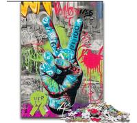 Puzzle 1000 pièces pour Adolescents « Le Geste du « Oui », Anti-Stress avec pièces de Formes aléatoires entièrement emboîtables pour Les Adolescents de 14 Ans et Plus (Taille 26x38cm)