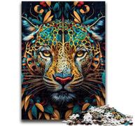 Puzzle 1000 pièces pour Adolescents Le Jaguar rusé, Jeux éducatifs, décoration Murale, Cadeaux d'anniversaire et de Noël Uniques, 50x75cm