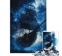 Puzzle 1000 pièces pour Adolescents Le Pirate de Minuit Jeu éducatif Stimulant Cadeau d'anniversaire pour Femmes (Taille 50x75cm)