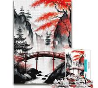 Puzzle 1000 pièces pour Adolescents : Le Pont, Un défi Stimulant, Cadeau d'anniversaire pour Les 14 Ans et Plus Jeu de Puzzle de 38x26cm