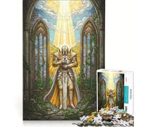 Puzzle 1000 pièces pour Adolescents Le Serment d'or du Paladin, Jeu Impossible, Interaction Parent-Enfant, Cadeau de Noël ou d'anniversaire 50x75cm