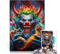 Puzzle 1000 pièces pour Adolescents Le Sinistre Carnaval Jeux éducatifs Décoration d'intérieur Œuvre d'art 38x26cm