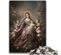 Puzzle 1000 pièces pour Adolescents Le Tableau de François Lychett Un Jeu Stimulant et Un Jeu Familial idéal comme Cadeau pour Toute la Famille 26x38cm