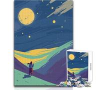 Puzzle 1000 pièces pour Adolescents - Le Voyageur du Sahara - Jeu intellectuel pour développer la mémoire - Cadeau d'anniversaire - Dimensions:38x26cm