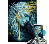 Puzzle 1000 pièces pour Adolescents L'elfe Mystique des eaux enchantées Jeu de réflexion et de découpe de précision idéal pour Un Anniversaire ou Noël (50x75cm)