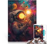 Puzzle 1000 pièces pour Adolescents Les astronautes voient Le Soleil Casse-tête pour Convient pour la décoration de Bureau 50x70cm