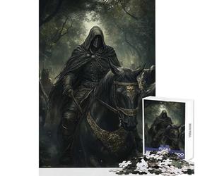 Puzzle 1000 pièces pour Adolescents Les Cavaliers de la Ténèbre Jeu éducatif Idée Cadeau d'anniversaire Stimule Le Cerveau Dimensions 50x75cm