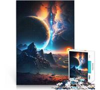 Puzzle 1000 pièces pour Adolescents Les Sommets éthérés du crépuscule Jouets de Jeu Car C'est Un pour Toute la Famille 38x26cm