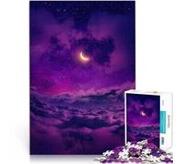 Puzzle 1000 pièces pour Adolescents Lever DE Lune Jeux éducatifs Décoration d'intérieur Car C'est Un pour Toute la Famille 38x26cm