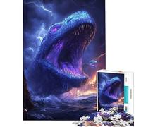 Puzzle 1000 pièces pour Adolescents Leviathan Awakens Jeu éducatif et Pratique Cadeau d'anniversaire Cadeau de Père Noël Secret (Taille 50x75cm)