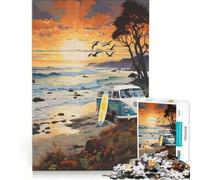Puzzle 1000 pièces pour Adolescents Liberté au Paradis Jeu éducatif Amusant à la Maison Activités Renforce l'amour Entre Les Couples 38x26cm