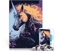 Puzzle 1000 pièces pour Adolescents Licorne Aidez Le Cerveau à exercer des Jouets addictifs pour cultiver la Patience Bon Cadeau 75x50cm