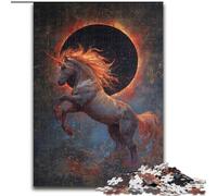 Puzzle 1000 pièces pour Adolescents Licorne mystérieuse, pour Les 14 Ans et Plus Un Jeu Stimulant à Offrir à Toute la Famille et aux Amis (Taille 50x75cm)