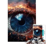 Puzzle 1000 pièces pour Adolescents L'œil du Cyclone Jeu Anti-Stress Analyse et logique défi à relever (Dimensions 50x75cm)