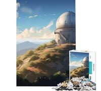 Puzzle 1000 pièces pour Adolescents L'Observatoire Astral Défi d'intelligence cérébrale Jouet addictif Jeux relaxants Décoration Murale Idée Cadeau et Jouet (Dimensions 75x50cm)