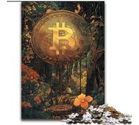 Puzzle 1000 pièces pour Adolescents, Logo Bitcoin, Jouets éducatifs et éducatifs, Jeux familiaux, Cadeaux d'anniversaire et Cadeaux Uniques (Taille 50x75cm)