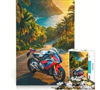 Puzzle 1000 pièces pour Adolescents Longue Balade Solitaire Jeu de réflexion découpe de précision Cadeau Original pour Un Anniversaire ou Noël 38x26cm