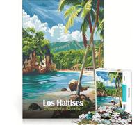 Puzzle 1000 pièces pour Adolescents Los Haitises République Dominicaine Jeu de réflexion découpe de précision Cadeau d'anniversaire et de Noël Unique 38x52cm