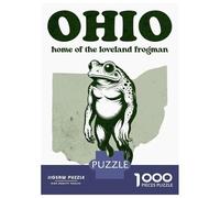Puzzle 1000 pièces pour adolescents Loveland Frogman Ohio Puzzle pour adultes Jeux de relaxation Décoration de la maison Jeu éducatif 70 x 50 cm/1000 pièces