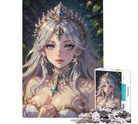 Puzzle 1000 pièces pour Adolescents Luxe Royal Reine Stimule Le Cerveau Une œuvre d'art Jeu Amusant Convient aux 14 Ans et Plus (50x75cm)