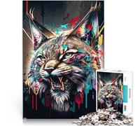 Puzzle 1000 pièces pour Adolescents LYNXPanorama Set Gauche 2 Jouets de Divertissement Familial Super Cadeau 38x26cm