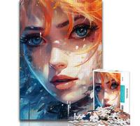 Puzzle 1000 pièces pour Adolescents Magnifique Peinture animée pour Adultes 1000 pièces Difficiles Jeux éducatifs Anti-Stress Collection d'artistes Beaux-Arts (38x26cm)