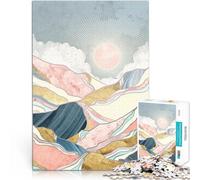 Puzzle 1000 pièces pour Adolescents Matin de Printemps Jouet éducatif d'apprentissage avec Affiche et Feuille de Questions correspondantes 75x50cm