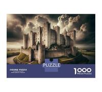 Puzzle 1000 Pièces pour Adolescents Medieval Castle Wall Puzzles pour Adultes, Jouet, Décoration Murale, Art Mural, Idéal comme Cadeau pour Toute La Famille 70x50cm/1000pcs