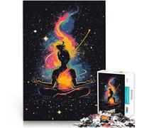 Puzzle 1000 pièces pour Adolescents Méditation Cosmique Jouet éducatif intellectuel décompressant Super Cadeau 38x52cm