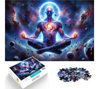 Puzzle 1000 pièces pour Adolescents Méditation Cosmique pour Le Jeu éducatif Challenge Toy Cadeau d'œuvre d'art 38x26cm