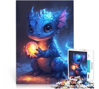 Puzzle 1000 pièces pour Adolescents Mignon bébé Dragon Jouets Jeux éducatifs Soulagement du Stress Super Cadeau 38x52cm