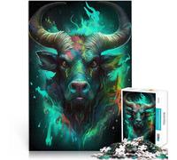 Puzzle 1000 pièces pour Adolescents Minotaure Monde Mythique Réduction du Stress intéressante Cadeau Amusant 75x50cm