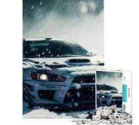 Puzzle 1000 pièces pour Adolescents Mitsubishi Lancer Evo V Jeu Anti-Stress Stimulant à compléter Décoration Murale À partir de 14 Ans (38x26cm)