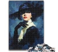 Puzzle 1000 pièces pour Adolescents, modèle féminin, stimule Le Cerveau, Jouets addictifs pour cultiver la Patience, décoration Murale 26x38cm