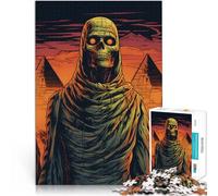 Puzzle 1000 pièces pour Adolescents Momie du désert Jeux éducatifs Décoration d'intérieur est idéal comme Cadeau pour Toute la Famille 75x50cm