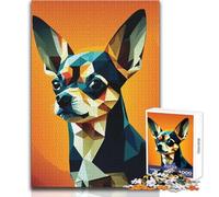 Puzzle 1000 pièces pour Adolescents - Mon Chien Chihuahua - Casse-tête - Jeu Familial - Décoration intérieure - Jouet Anti-Stress - Dimensions:38x52cm