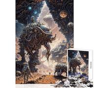 Puzzle 1000 pièces pour Adolescents Mondes cosmiques et extraterrestres Jeux relaxants Analyse et logique Décoration Murale Cadeaux Uniques pour Anniversaires et Noël (38x52cm)