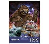 Puzzle 1000 Pièces pour Adolescents Monster Titan Sloth Kraken Puzzles pour Adultes, Jeu De Réflexion, Assemblage De Motifs, Cadeaux d'anniversaire Et Cadeaux Uniques 70x50cm/1000pcs