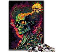 Puzzle 1000 pièces pour Adolescents, Monstres psychédéliques, Jeu Familial, Anti-Stress, défi Difficile, Cadeaux du Père Noël Secret, 26x38cm