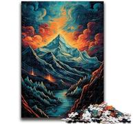 Puzzle 1000 pièces pour Adolescents Montagne Everest Puzzle pour Adolescents, Apprentissage éducatif pour est idéal comme Cadeau pour Toute la Famille 38x26cm