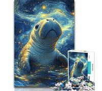 Puzzle 1000 pièces pour Adolescents Morse sous Les étoiles Puzzle 1000 pièces pour Adultes Cadeaux, Cadeau et Cadeau pour Les Amoureux ou Les Amis 26x38cm