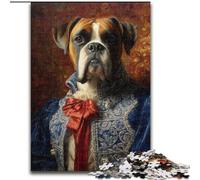Puzzle 1000 pièces pour Adolescents, Motif Chien rétro, Jouet éducatif et décompressant, Cadeau d'anniversaire, décoration Murale (Taille 50x75cm)